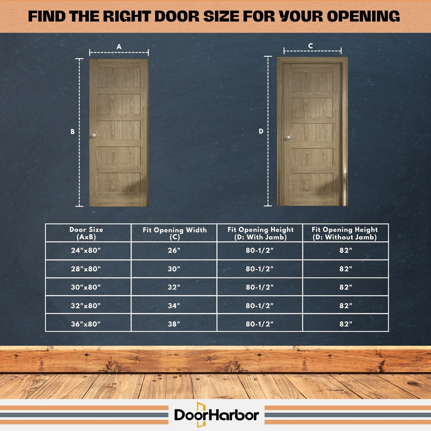 5-Panel Shaker Interior Door - Engineered Walnut Veneer, Solid Core Wood, Primed, Door Slab Only